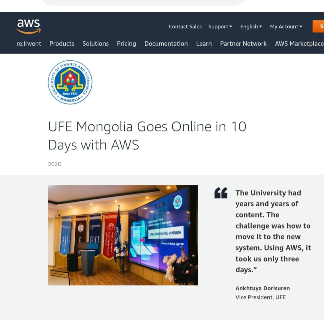 UFE Online Learning Dashboard